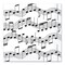 Party Central Club Pack of 192 Black and White Musical Notes Disposable Luncheon Party Napkins 6.5"